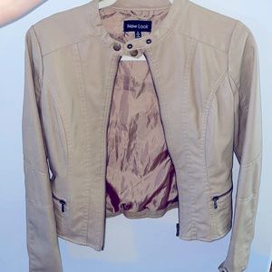Faux leather jacket